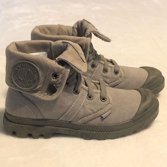 Palladium Pallabrousse Baggy Titanium Highrise Boots • Size 6.5w/ size 5 men - Picture 2 of 6
